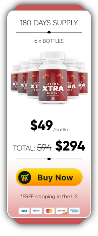 Alpha Xtra Boost - 6 bottles
