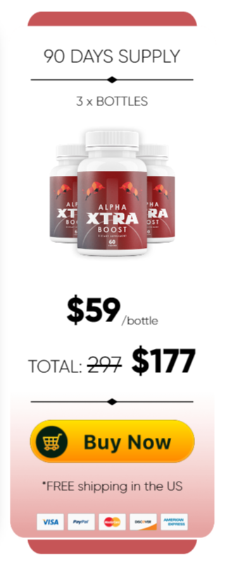 Alpha Xtra Boost - 3 bottles